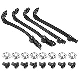 BESPORTBLE 4 Stück Ersatz Inline Skate Strap Skating Schuhe Riemen Schnallen Schrauben Zubehör für Männer F