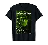 Star Trek Next Generation Borg Resistance Graphic T-S