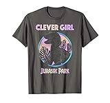 Jurassic World Clever Girl Pink And Peach Gradient T-S
