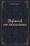 Php Programmer Notebook Planner - Luxury Professional Php Programmer Job Title Working Cover: Small Business, 5.24 x 22.86 cm, Mom, Financial, A5, 6x9 ... Personal Budget, Work List, 120 Pages, Money