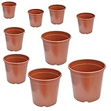 Blumentopf Pflanztopf Pflanzcointainer Anzuchttopf Containertopf Kunststoff Terracotta 21