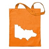 Kiwistar Victoria - Australien - State Tragetasche Baumwolltasche Stoffbeutel Umhängetasche Langer Henk