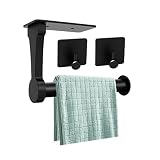 Toilettenpapierhalter, Selbstklebende Wandhaken Rollinhaber Raum Aluminium Unter Schrank Papier Handtuchhalter Rack Mit Schraub