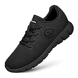 GIESSWEIN Merino Runners Women - Atmungsaktive Sneaker aus Merino Wool 3D Stretch, Leichte Damen Freizeit Schuhe mit Wechsel-Fußb