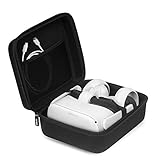 Tasche für Oculus Quest 2, JSVER Eva Case Hülle 3D VR Headset Tragetasche Für Oculus Quest 2 /Oculus Quest/Oculus Go Controller Zubehör Gamepad Fernbedienung Hart Reise tragen F