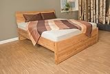 Boxspringbett Eiche Ella (180 x 200 cm)