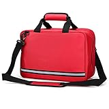 SymArt Erste Hilfe Ausrüstungen Rotes leeres Erste-Hilfe-Kit-Auto- Tasche Camping-Notfall-Survival- Kit große Reisetasche(39x16x26cm) Zum Reisen (Color : Red)