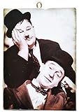 KUSTOM ART Bild im Vintage-Stil von Laurel & Hardy (Stan Laurel Oliver Hardy) aus der Kollektion Druck auf H