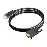 Viudecce Kabel USB C und VGA, Kabel USB C und VGA Kompatibel für 2019/2018/2017, Galaxy S9/S8