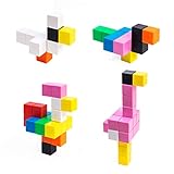 BANBBY 32 Stück 33mm große magnetische Würfel Bausteine Spielzeug für Kinder Vorschulerziehung (8 Farben)