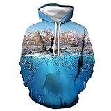 XDJSD Herren Pullover Hoodies Plus Size Paar Pullover Herrenmode Bedruckte Pullover Jacke Damen Pullover Casual Top