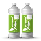 Biopretta Scherkopfreiniger 2x 1000 ml Nachfüllflüssigkeit für Reinigungsk