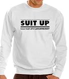 Touchlines Herren Sweatshirt How I Met Your Mother - Suit UP, White, XXXL, B3076