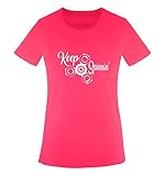 Comedy Shirts - Keep spinnin' - Fidget Spinner - Damen T-Shirt - Sorbet/Weiss Gr. S