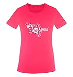 Comedy Shirts - Keep spinnin' - Fidget Spinner - Damen T-Shirt - Sorbet/Weiss Gr. S