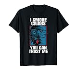 Zigarrenrauchender Affe | I Smoke Cigars You Can Trust T-S
