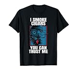 Zigarrenrauchender Affe | I Smoke Cigars You Can Trust T-S