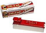 Zigarettenstopfer Zig Zag Mini aus Kunststoff in rot w