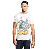 Marvel Herren Call Out T-Shirt, Weiß (Weiß Weiß), L