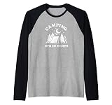 Camping It's In Tents (Intense) Funny Word Pun Campsite Rag