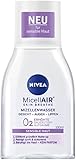 NIVEA MicellAIR Skin Breathe Mizellenwasser für sensible Haut im 6er Pack (6 x 100 ml Reisegröße), Make-up Entferner für erhöhte Sauerstoffaufnahme, Reinigungswasser für 0 % Produktrück