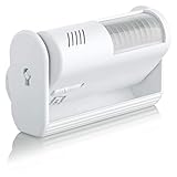 SEBSON® Bewegungsmelder mit Alarm und Klingel, Durchgangsmelder, batteriebetrieben, Alarmanlag