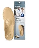 Bergal Ortho Comfort Einlegesohlen Fußbett mit echtem Leder Damen Gr. 39