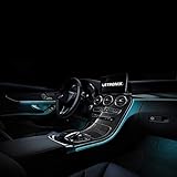 LETRONIX EL Wire Lichtleiste Ambientebeleuchtung Auto 12V Eis-Blau 2 Meter (6,00€/M) (Eis-Blau - 2 Meter)