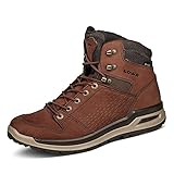 Lowa Herren Wanderstiefel 310810 Locarno GORE-TEX Mid Nubukleder wasserdicht, Groesse 44, k