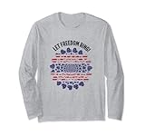 Let Freedom Ring Patriotische amerikanische Batikherzen Retro Lang