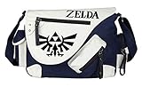 WANHONGYUE The Legend of Zelda Spiel Messenger Bag Canvas Umhängetasche Kuriertasche Schultertasche für Reise Arbeit und Schule Blau / 1