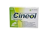 Cineol eucalyptol - 100% natürlich - Kapseln mit Eukalyptusöl - Bei Entzündungen der oberen Atemwege und Erkältungen - Nahrungsergänzungsmittel - 25 Stk