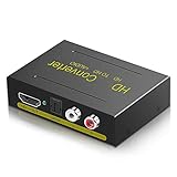 4K@60Hz HDMI-kompatibler Audio Extractor Converter HDMI-kompatibler Video Audio Splitter Embedder Adapter für Fire Stick/Xbox/PS5