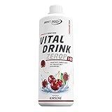 Best Body Nutrition Vital Drink ZEROP - Kirsche, Original Getränkekonzentrat Sirup zuckerfrei, 1:80 ergibt 80 Liter Fertiggetränk, 1000
