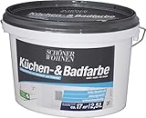 Schöner Wohnen Küchen- und Badfarbe weiß matt 2,5