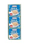 frankonia CHOCOLAT Waffelschnitte Milch & Kakao Nibs laktosefrei & glutenfrei, 63 g (3er Pack)