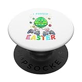 Ich habe mein Spiel für Easter Boy Gamer Video Controller Egg angehalten PopSockets mit austauschbarem PopGrip