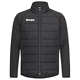 Kempa Herren Core 2.0 Puffer Jacke, schwarz, L