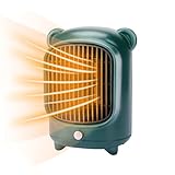 Heizgeräte Tragbarer Elektro-Heizlüfter, CestMall 500W Mini-Keramik-Heizlüfter mit Überhitzungs- & Umkippschutz, 3s Schnellheizung Persönlicher Energiesparheizer PTC-Keramikheizer für Home O