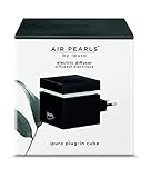 ipuro Air Pearls Plug-In Cube - Extra leiser Aroma Diffusor zum selbst Befüllen - Elektronischer Raumduft für unterweg