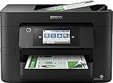 Epson Workforce Pro WF-4820DWF 4-in-1 Business Tintenstrahl-Multifunktionsgerät (Drucker, Scanner, Kopierer, Fax, ADF, WiFi, Ethernet, NFC, Duplex, Einzelpatronen, DIN A4) schw