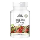 Berberin 500mg - hochdosiert - vegan - 180 Kapseln - Berberin HCl mit Zink