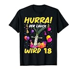 Herren 18. Geburtstag Spruch Hurra der Lauch wird 18 T-S