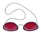 Solarium Schutzbrille rot UV Brille Solariumbrille mit Gummizug, 600015