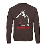 Art T-Shirt, Raglan-Sweatshirt Zlatan Ibrahimovic, Herren, freddie-sw-man-moc-s, Braun, freddie-sw-man-moc-s X-S