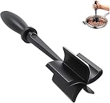 Fleischhacker Hitzebeständiger multifunktionaler Kartoffelstampfer zum Rühren von Hackfleisch Hamburger Gemüse Obst Pute, Vielseitiger Nylon Hackfleischstampfer,