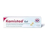 Kamistad Gel - schmerzlinderndes Gel bei leichten Entzündungen des Zahnfleisches und der Mundschleimhaut - hemmt Entzündungen, fördert die Heilung - 10 g, 100 g