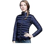 HuntDream Packbare warme Damen Daunenjacke mit Tasche und R