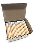 100 Stück Mini Bleistift kurz mit Radiergummi halber Bleistift Golf B