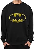Felpa (Unisex-S) Distressed Logo (Black)